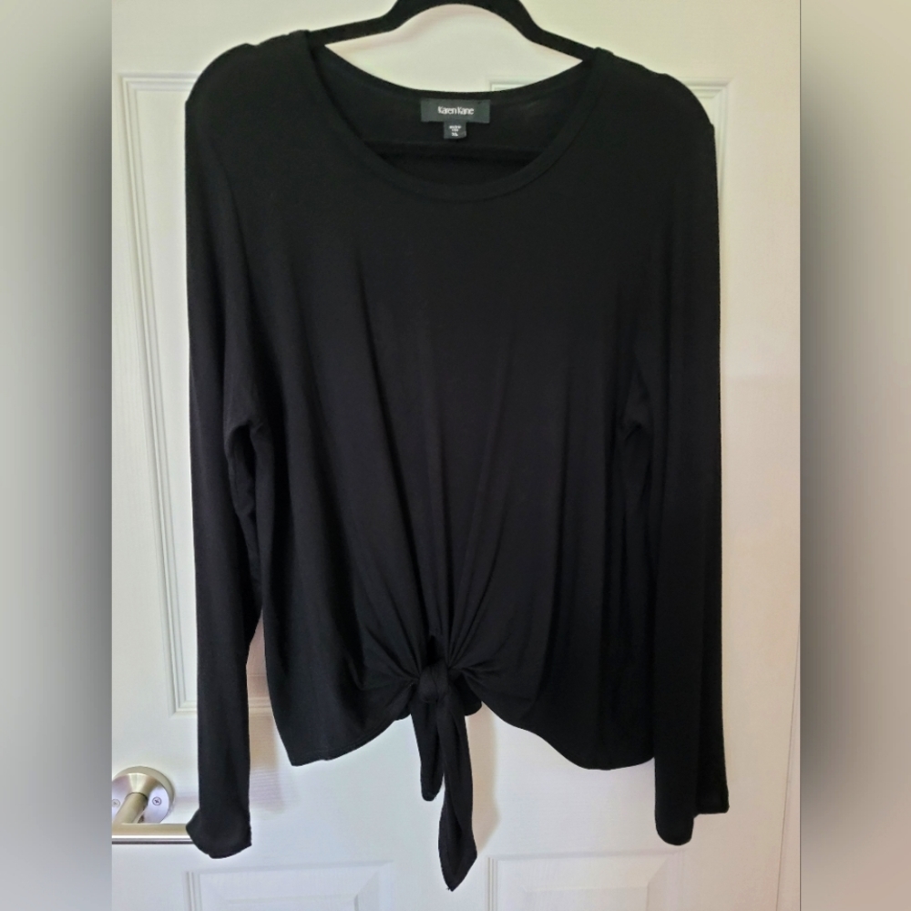 Karen Kane Long Sleeve Black XL